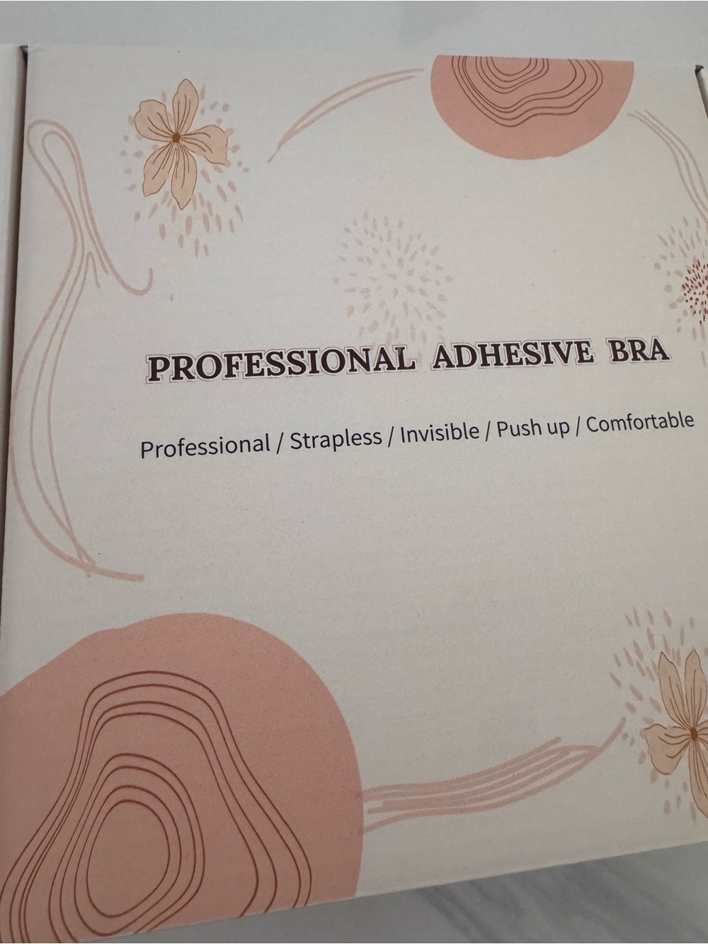 Strapless Adhesive Silicone Bra - Nude XL new